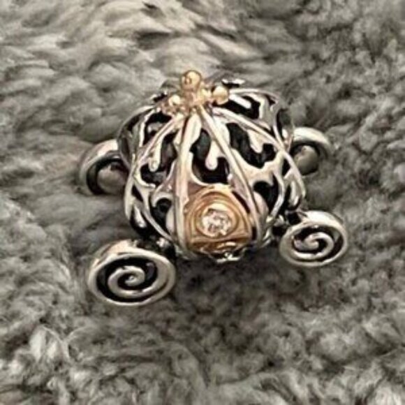 Pandora Disney 100th Anniversary Cinderella's Enchanted Carriage Charm - Picture 3 of 5